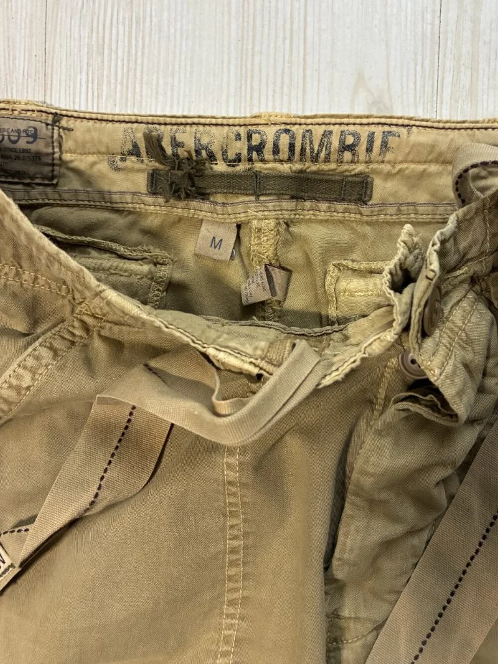 Vintage Abercrombie & Fitch Y2K-era Men's Paratrooper Cargo Pants Size Medium